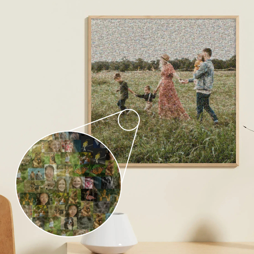 Jahresrückblick Fotomosaik – Bild aus vielen Fotos