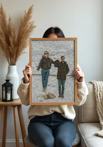 Jahresrückblick Fotomosaik – Bild aus vielen Fotos