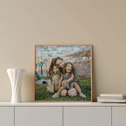 Jahresrückblick Fotomosaik – Bild aus vielen Fotos